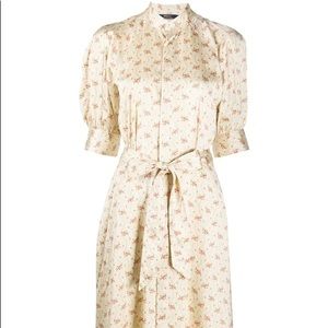 Polo Ralph Lauren floral print satin tea dress